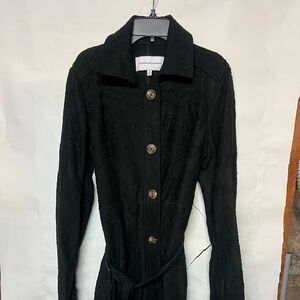 cupcakes & cashmere Black Lace Jacket